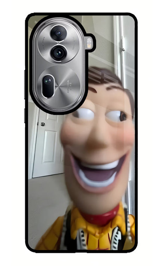 Side Eye Woody Oppo Reno11 Pro 5G Glass Case
