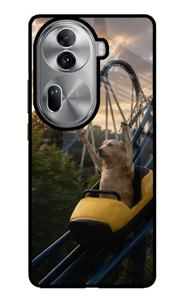 Rollercoaster Dog Oppo Reno11 Pro 5G Glass Case