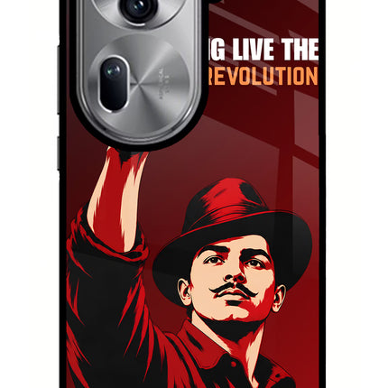 Bhagat Singh Revolution Oppo Reno11 Pro 5G Glass Case