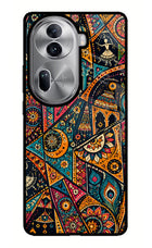 Folk Print Oppo Reno11 Pro 5G Glass Case