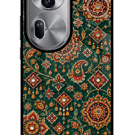 Green Pataka Oppo Reno11 Pro 5G Glass Case