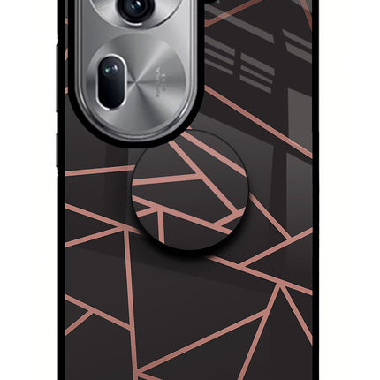 Geometric Pattern Oppo Reno11 Pro 5G Pop Case by Casekaro