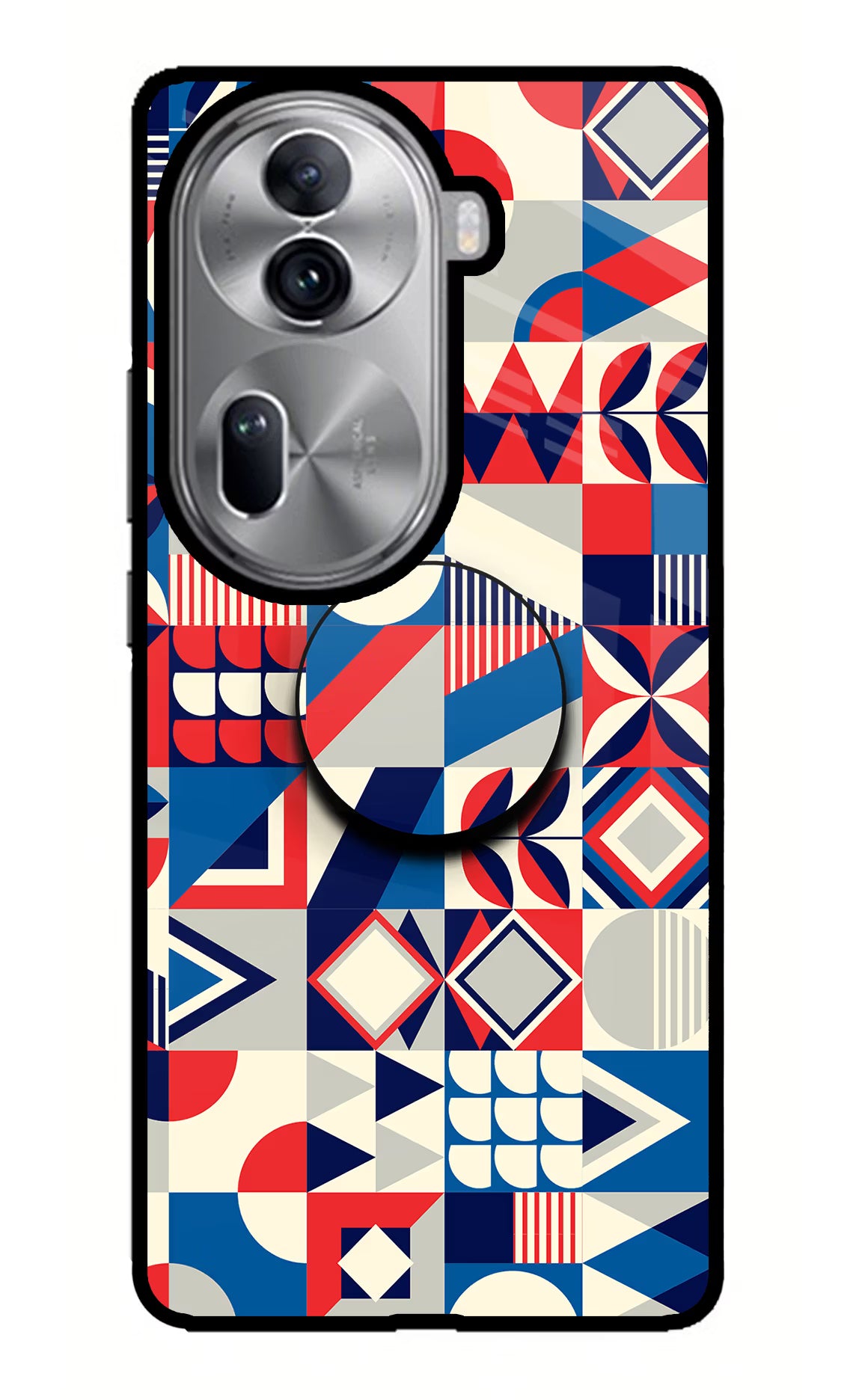 Colorful Pattern Oppo Reno11 Pro 5G Pop Case by Casekaro
