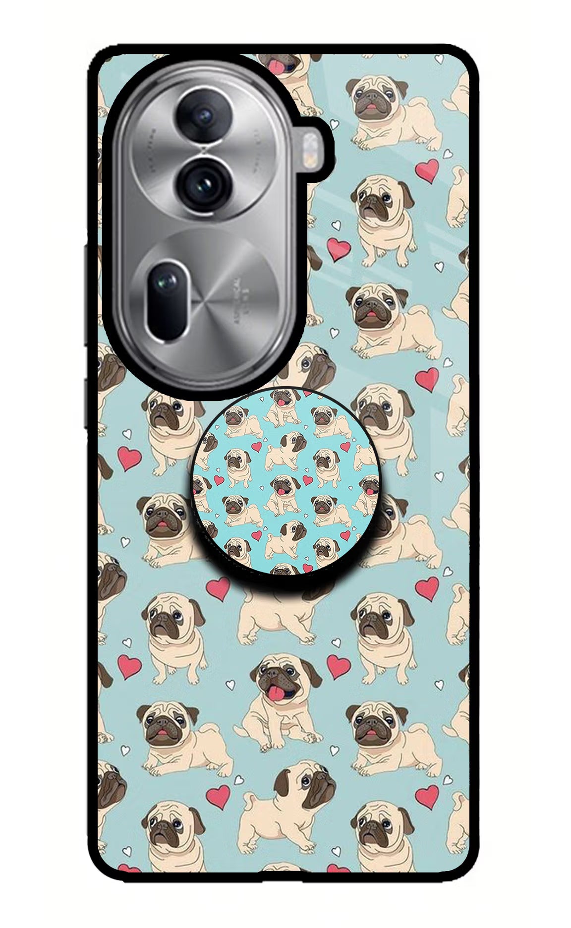 Pug Dog Oppo Reno11 Pro 5G Pop Case by Casekaro