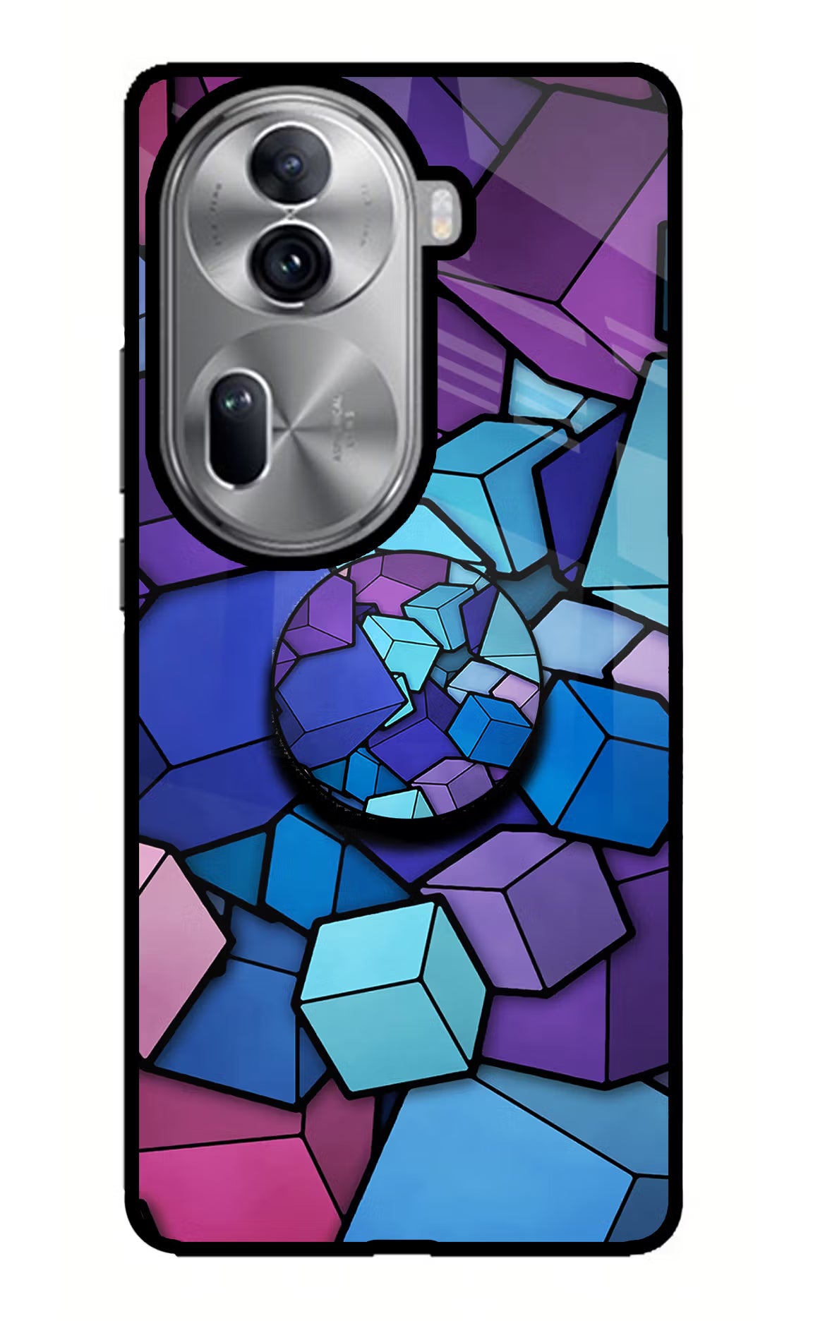 Cubic Abstract Oppo Reno11 Pro 5G Pop Case by Casekaro