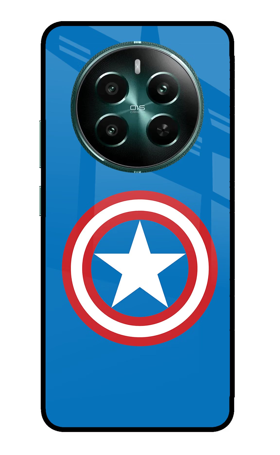Captain America Logo Realme 12+ 5G Glass Case