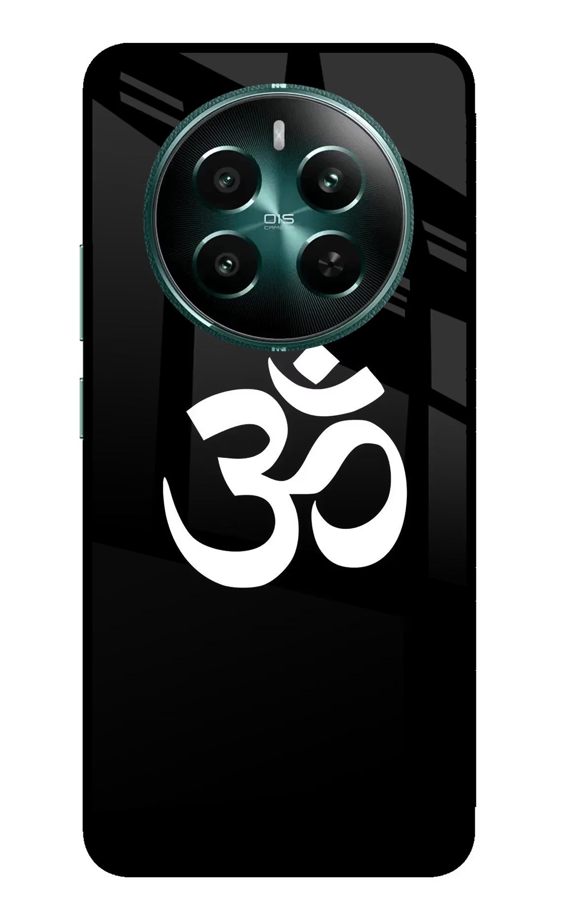 Om Realme 12+ 5G Glass Case Back Cover by Casekaro