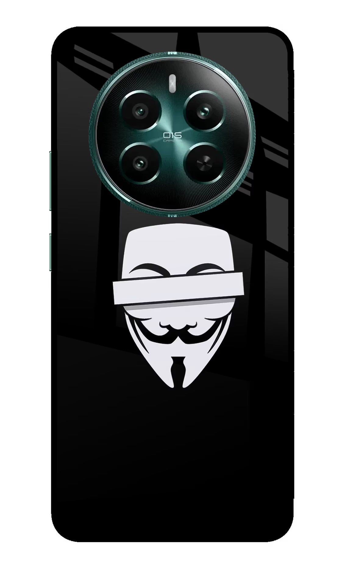 Anonymous Face Realme 12+ 5G Glass Case