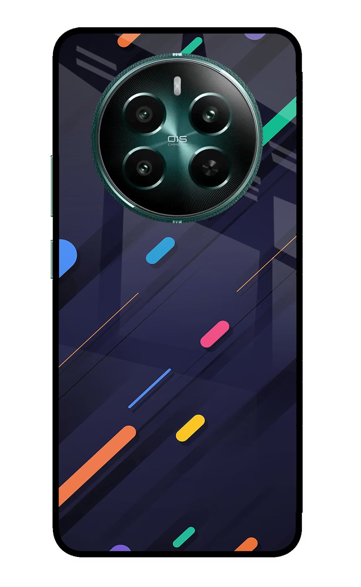 Abstract Design Realme 12+ 5G Glass Case Back Cover by Casekaro