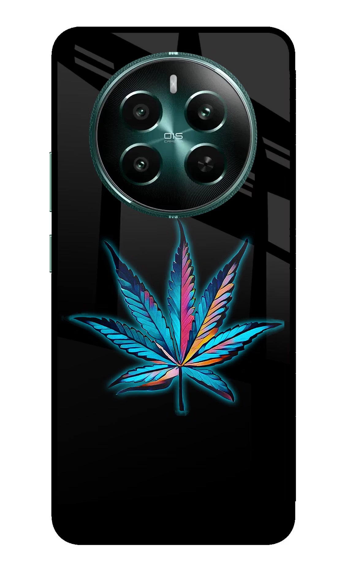 Weed Realme 12+ 5G Glass Case Back Cover by Casekaro
