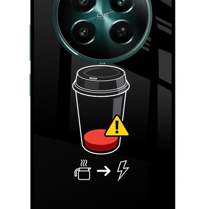 Coffee Realme 12+ 5G Glass Case Back Cover by Casekaro