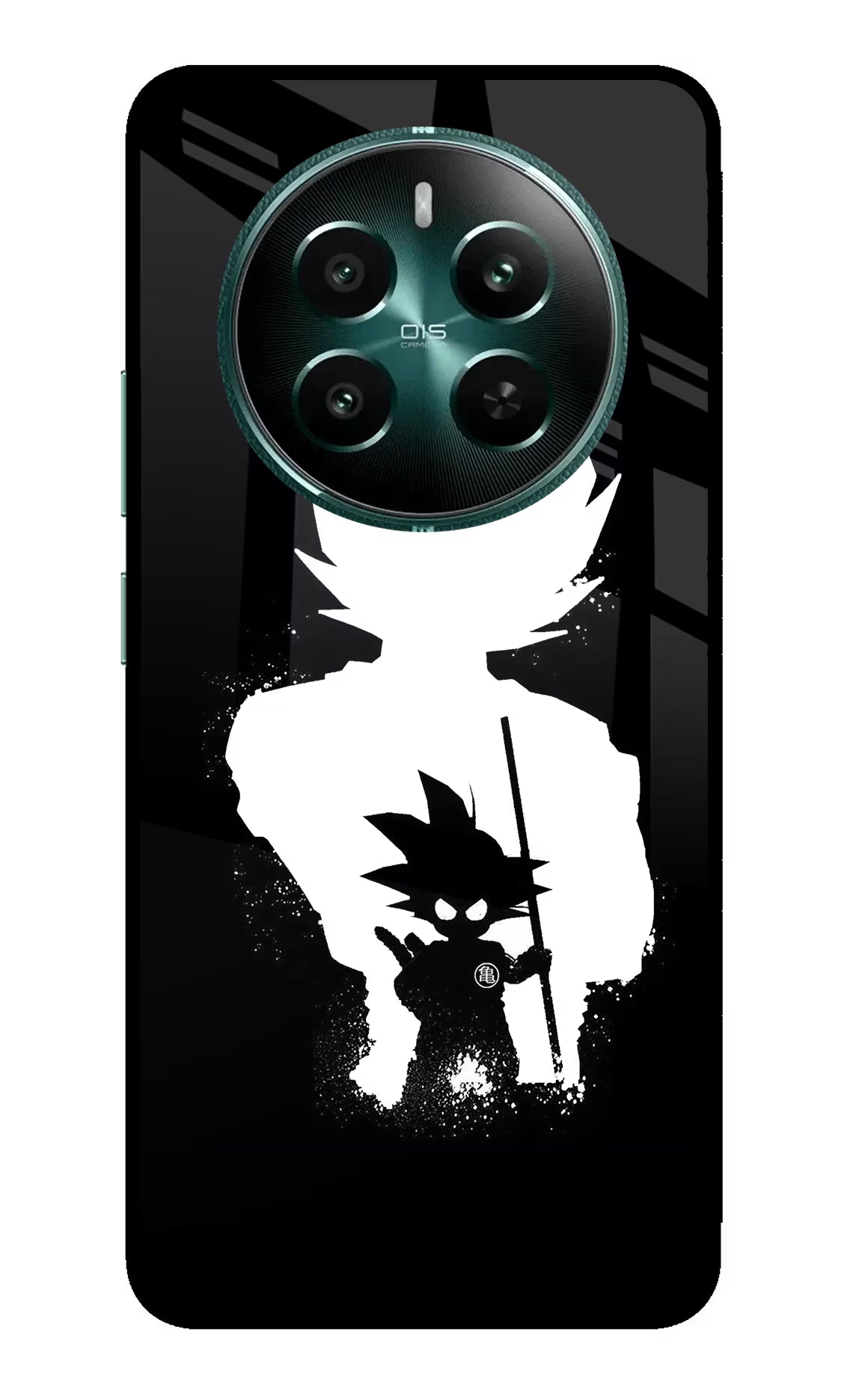 Goku Shadow Realme 12+ 5G Glass Case Back Cover by Casekaro