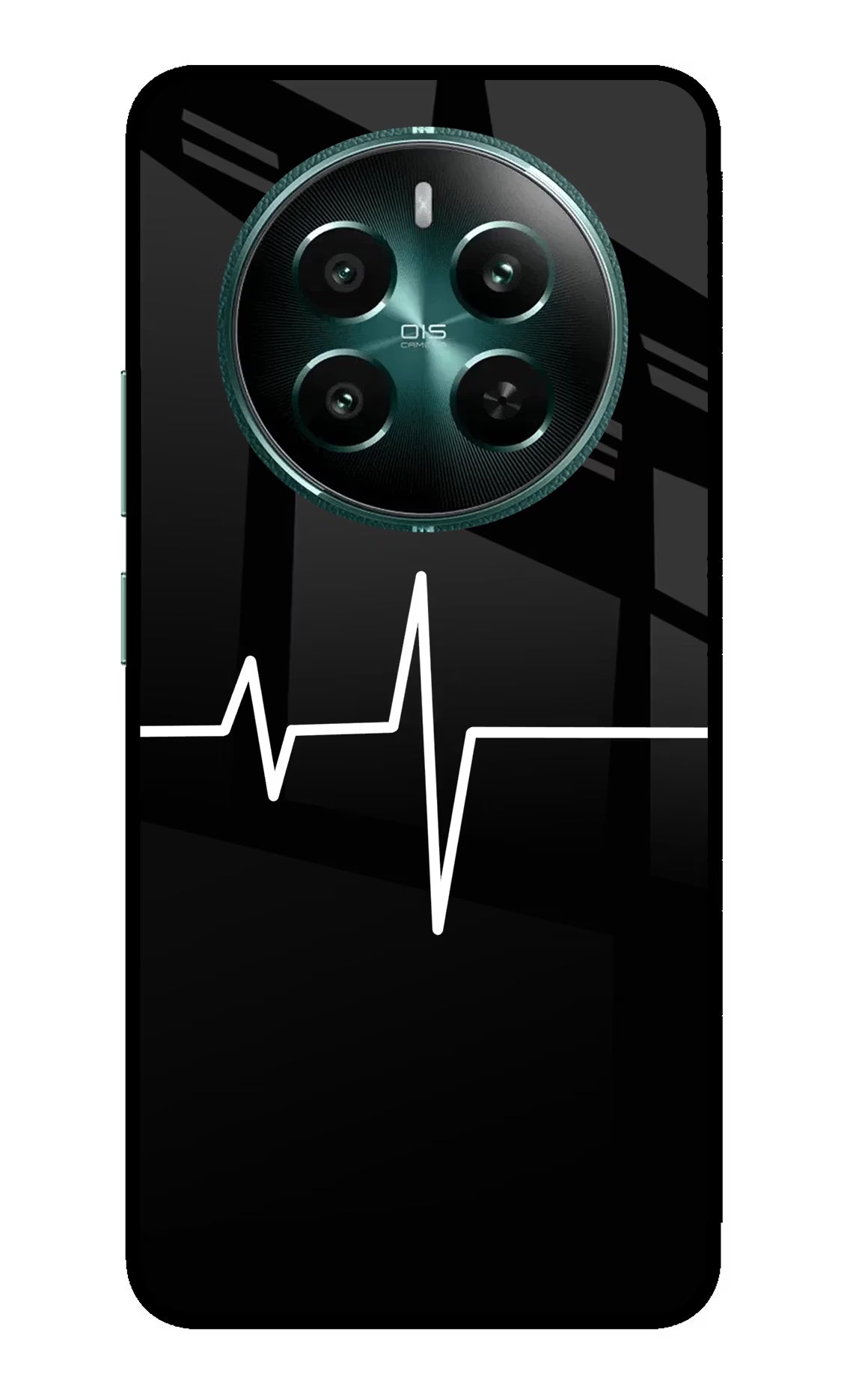 Heart Beats Realme 12+ 5G Glass Case Back Cover by Casekaro