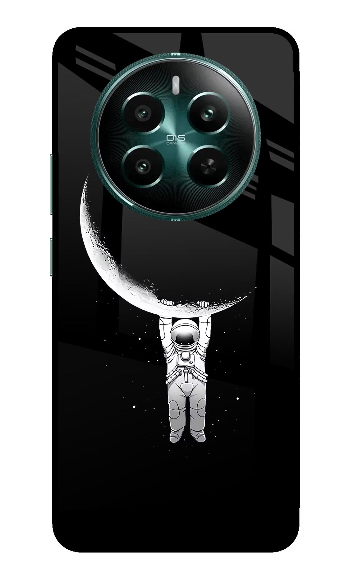 Moon Space Realme 12+ 5G Glass Case Back Cover by Casekaro
