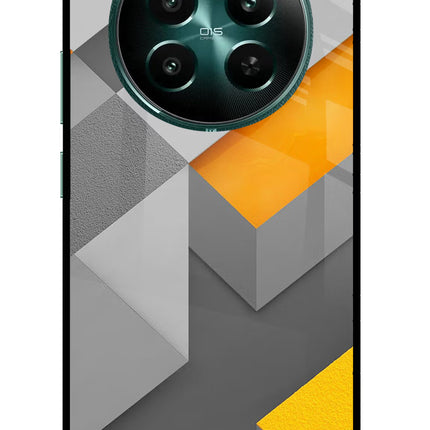 Abstract Realme 12+ 5G Glass Case Back Cover by Casekaro