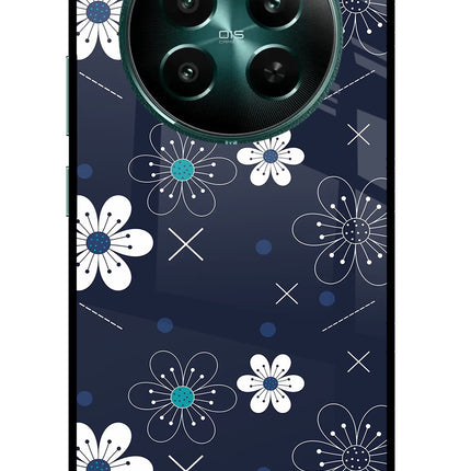 Flowers Realme 12+ 5G Glass Case Back Cover by Casekaro