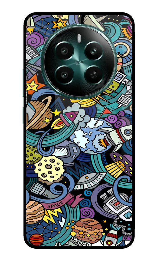 Space Abstract Realme 12+ 5G Glass Case