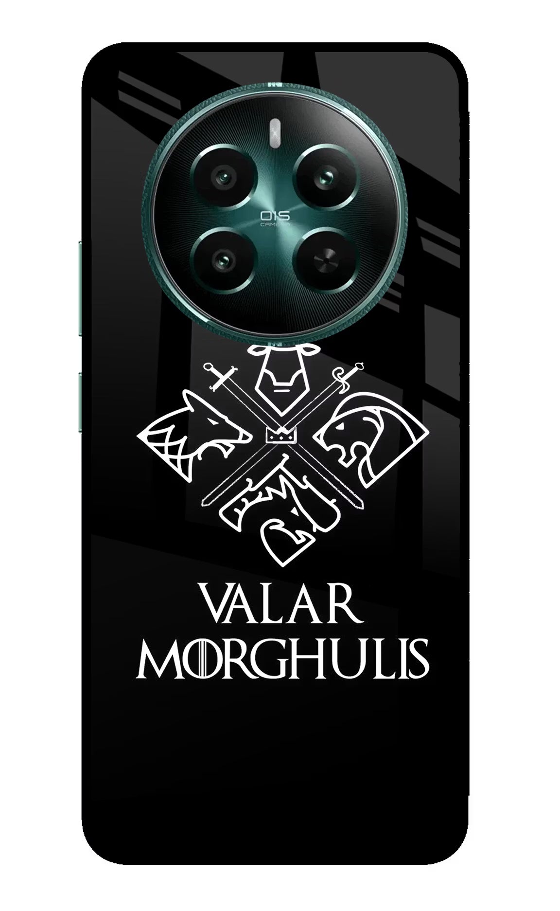 Valar Morghulis | Game Of Thrones Realme 12+ 5G Glass Case Back Cover by Casekaro