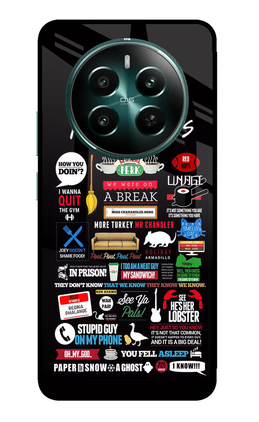 FRIENDS Realme 12+ 5G Glass Case