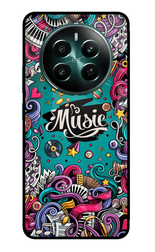 Music Graffiti Realme 12+ 5G Glass Case