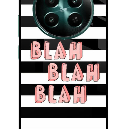 Blah Blah Blah Realme 12+ 5G Glass Case