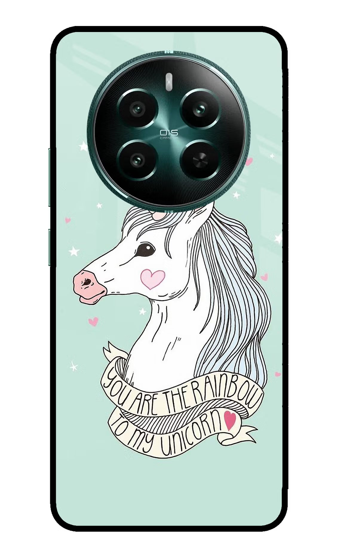 Unicorn Wallpaper Realme 12+ 5G Glass Case Back Cover by Casekaro