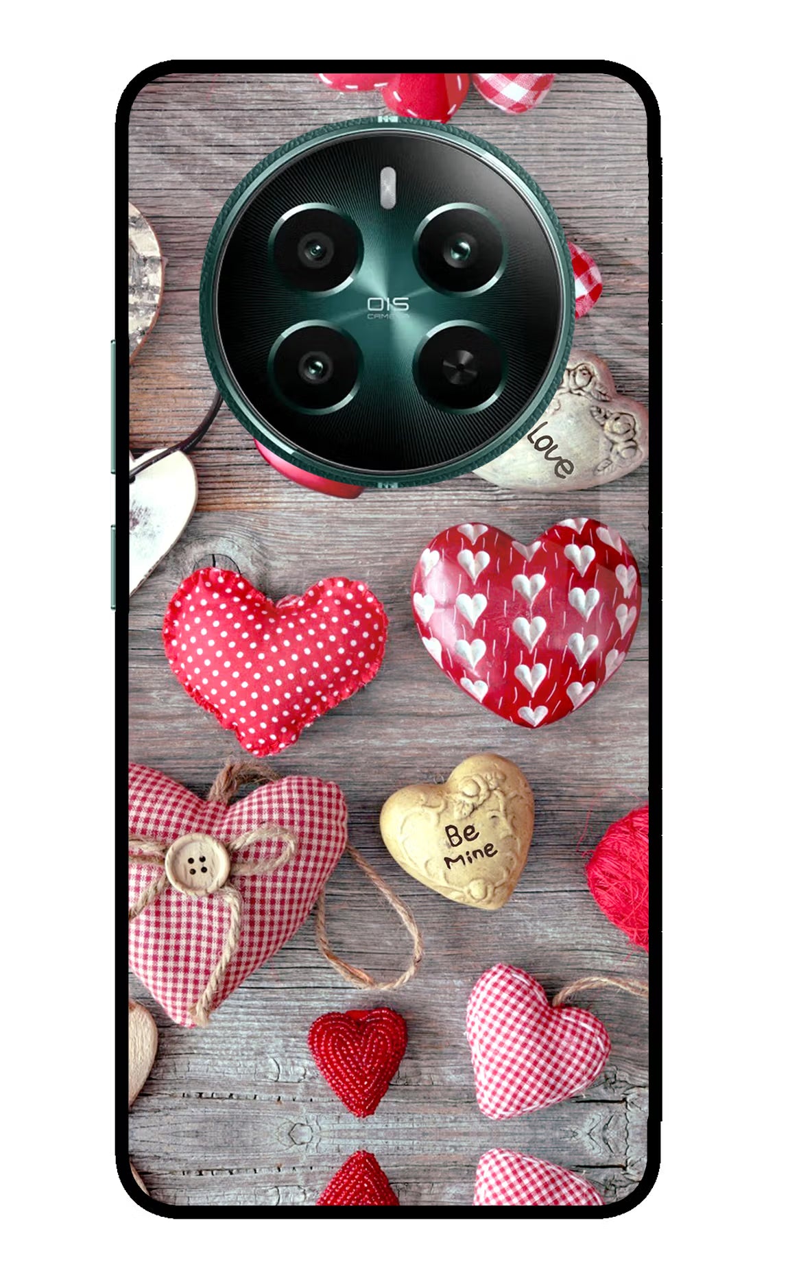 Love Wallpaper Realme 12+ 5G Glass Case Back Cover by Casekaro