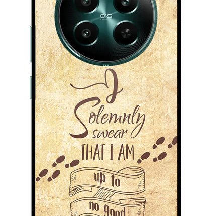 I Solemnly swear that i up to no good Realme 12+ 5G Glass Case