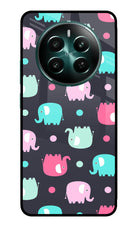 Elephants Realme 12+ 5G Glass Case