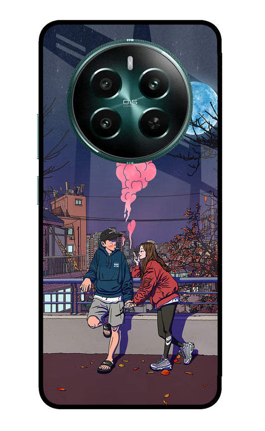 Chilling Couple Realme 12+ 5G Glass Case