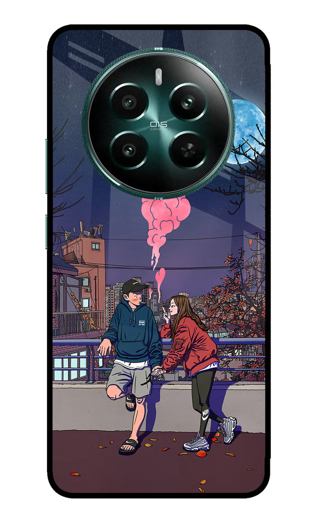 Chilling Couple Realme 12+ 5G Glass Case