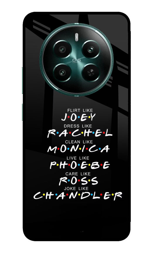 FRIENDS Character Realme 12+ 5G Glass Case