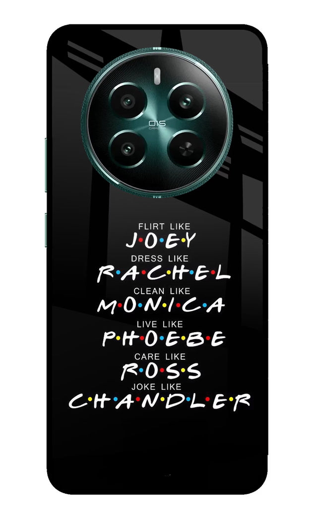FRIENDS Character Realme 12+ 5G Glass Case