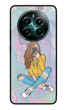 Selfie Girl Realme 12+ 5G Glass Case