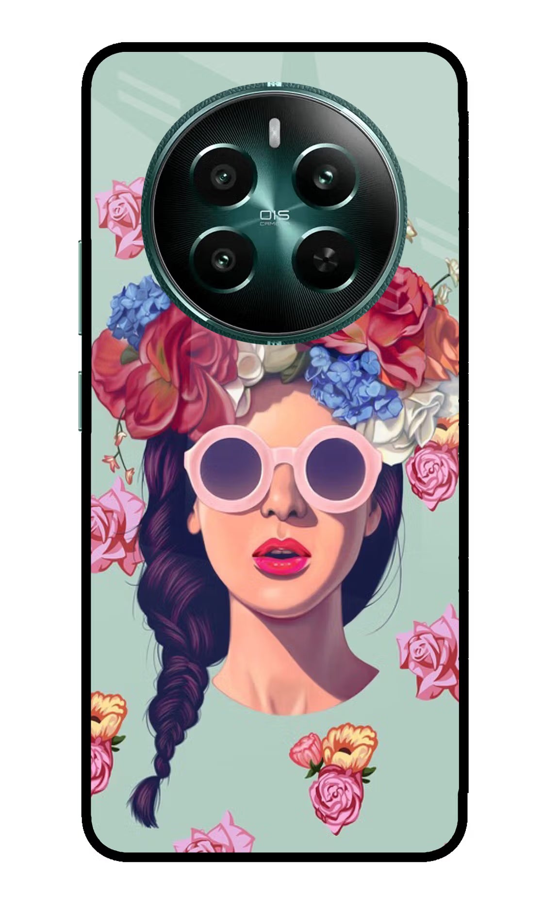 Pretty Girl Realme 12+ 5G Glass Case Back Cover by Casekaro