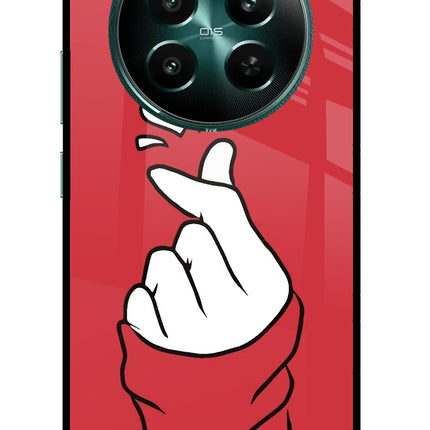 Korean Love Sign Realme 12+ 5G Glass Case