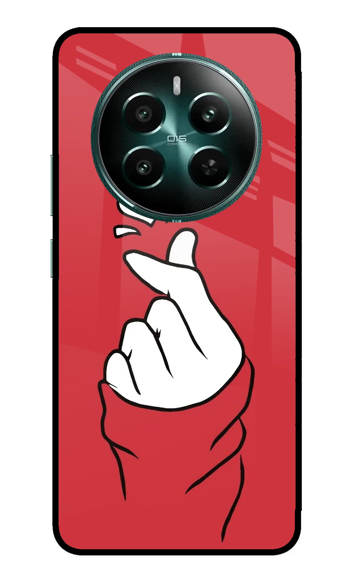 Korean Love Sign Realme 12+ 5G Glass Case