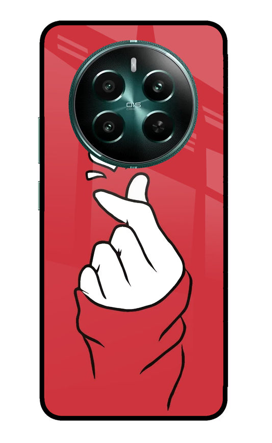 Korean Love Sign Realme 12+ 5G Glass Case