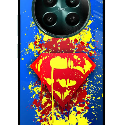 Superman logo Realme 12+ 5G Glass Case