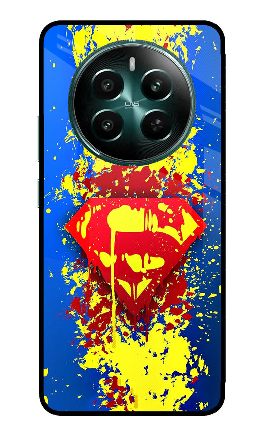 Superman logo Realme 12+ 5G Glass Case