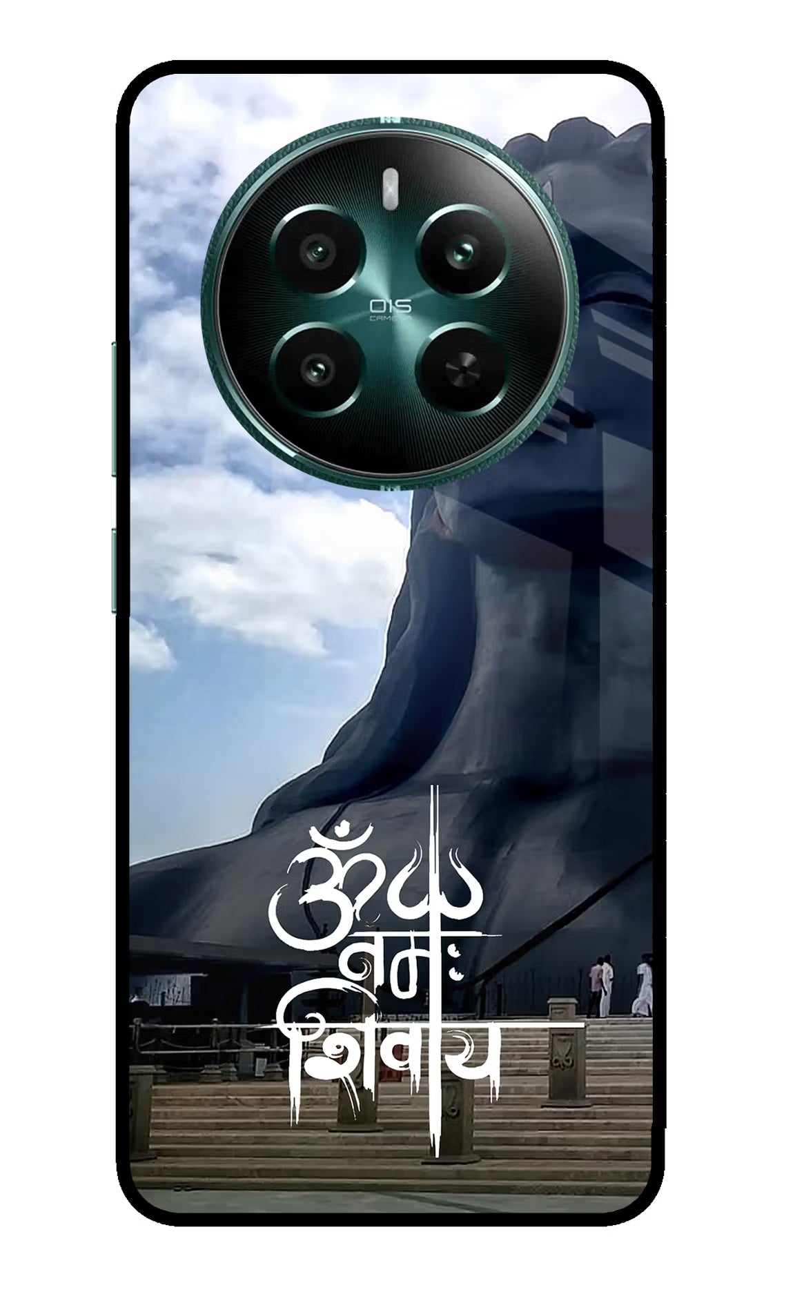 Om Namah Shivay Realme 12+ 5G Glass Case Back Cover by Casekaro