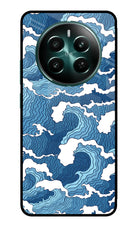 Blue Waves Realme 12+ 5G Glass Case