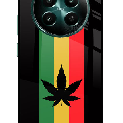 Weed Flag Realme 12+ 5G Glass Case