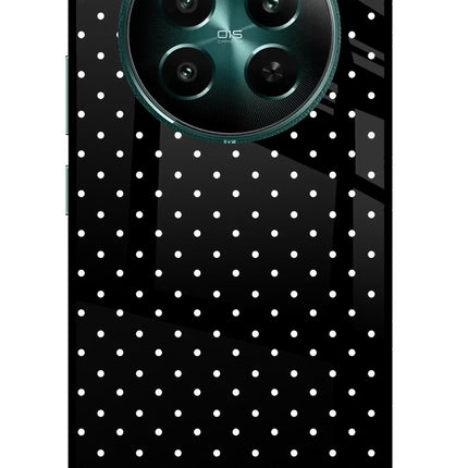 White Dots Realme 12+ 5G Glass Case