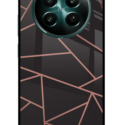 Geometric Pattern Realme 12+ 5G Glass Case