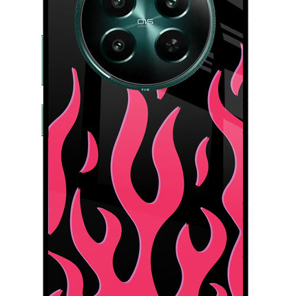 Fire Flames Realme 12+ 5G Glass Case