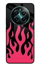 Fire Flames Realme 12+ 5G Glass Case