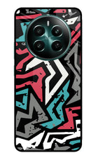 Geometric Graffiti Realme 12+ 5G Glass Case