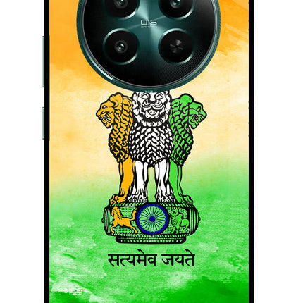 Satyamev Jayate Flag Realme 12+ 5G Glass Case