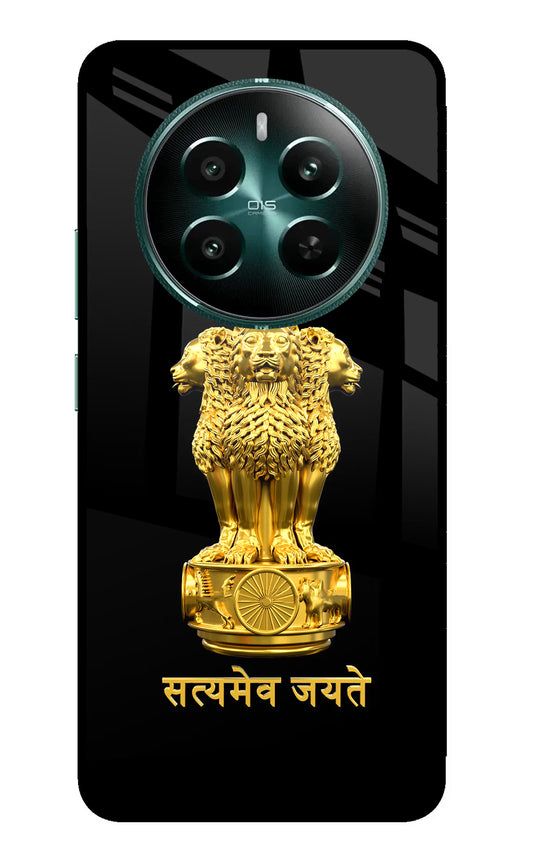 Satyamev Jayate Golden Realme 12+ 5G Glass Case